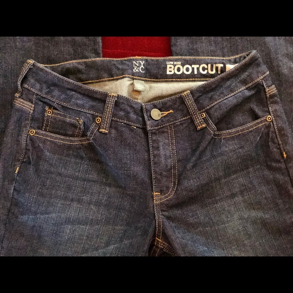 NY&C Jeans Size 4 Bootcut Curvy Jeans Like New - Picture 6 of 7